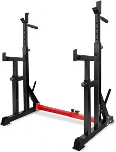 Yes4All Adjustable Barbell Squat Rack